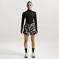 Nike Women's Tempo Mid-Rise Brief-Lined Printed Running Shorts 3