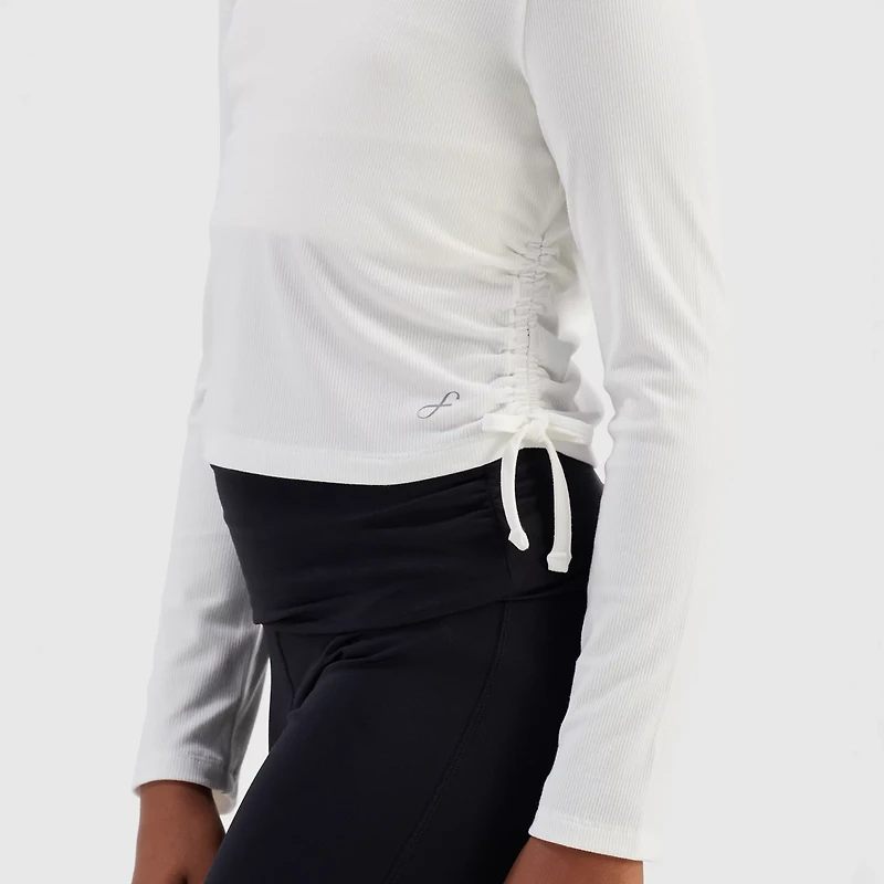 Freely Girls’ Ivory Long Sleeve Top’