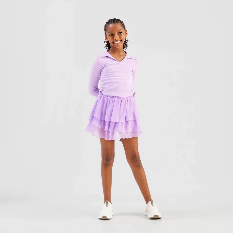 Freely Girls’ Ivory Long Sleeve Top’