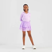Freely Girls’ Ivory Long Sleeve Top’