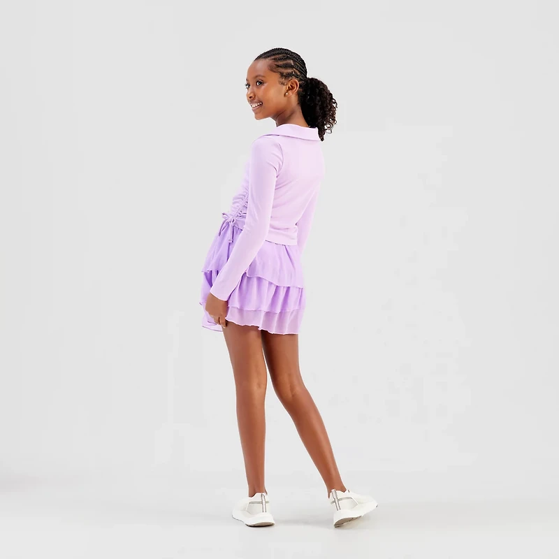 Freely Girls’ Ivory Long Sleeve Top’