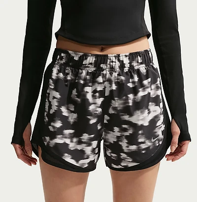 Nike Women's Tempo Mid-Rise Brief-Lined Printed Running Shorts 3