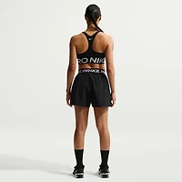 Nike Women's Pro Dri-FIT Mid-Rise Brief-Lined Woven Shorts 3