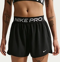 Nike Women's Pro Dri-FIT Mid-Rise Brief-Lined Woven Shorts 3