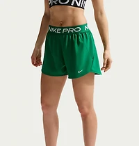 Nike Women's Pro Dri-FIT Mid-Rise Brief-Lined Woven Shorts 3