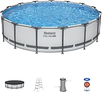 Bestway Steel Pro MAX 15 ft x 42 in Round Pool