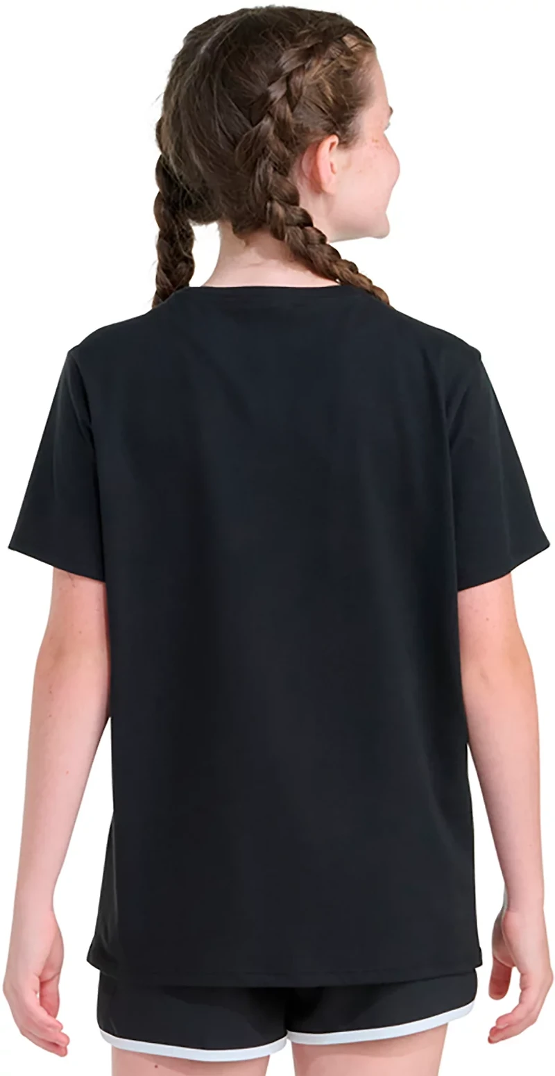 adidas Girls' Liquid Chrome Regular Fit T-shirt