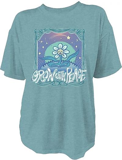 Live Outside the Limits Women's Grow with Peace Graphic T-shirt