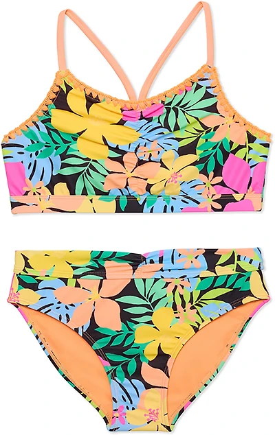 Breaking Waves Girls’ Two Piece Swim Set