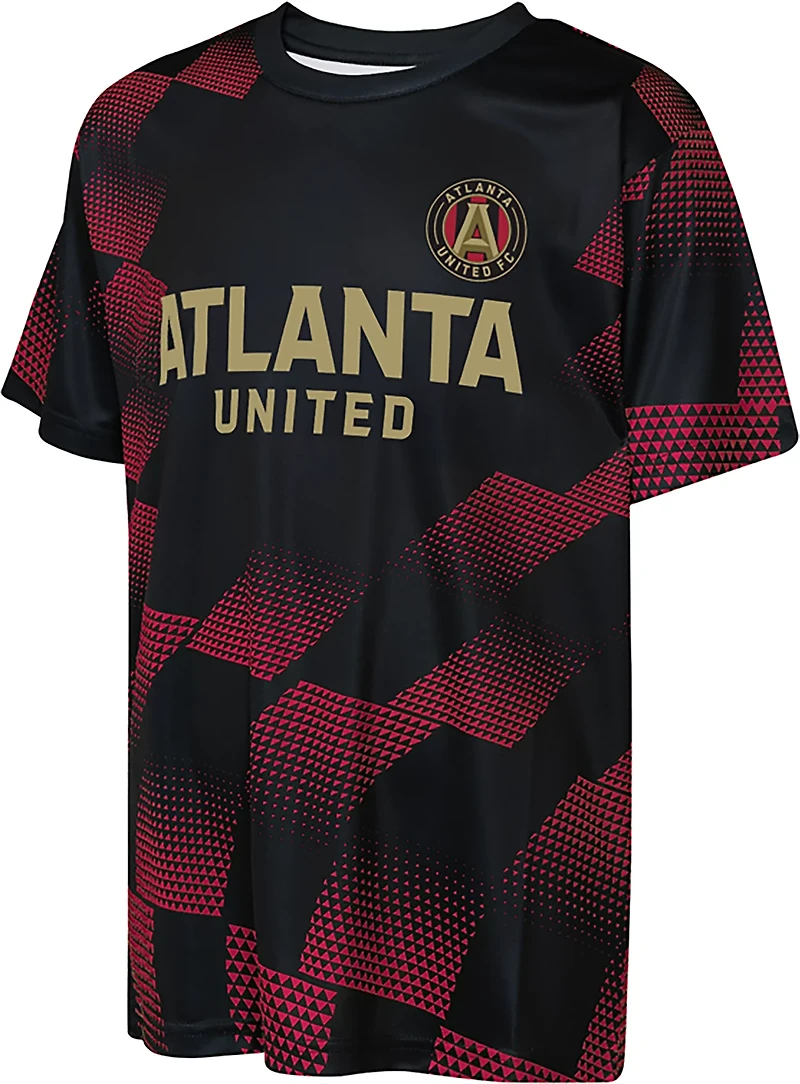 Outerstuff Boys' Atlanta United FC Sheer Thrill Crew Neck T-shirt