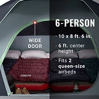Coleman Skydome -Person Camping Tent