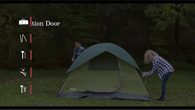 Coleman Sundome 6-Person Camping Tent