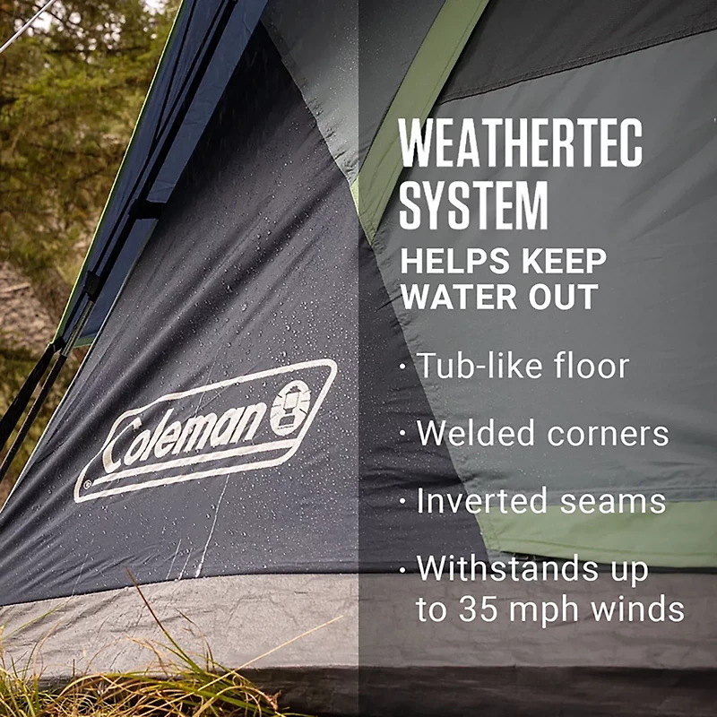 Coleman Dark Room Skydome -Person Camping Tent