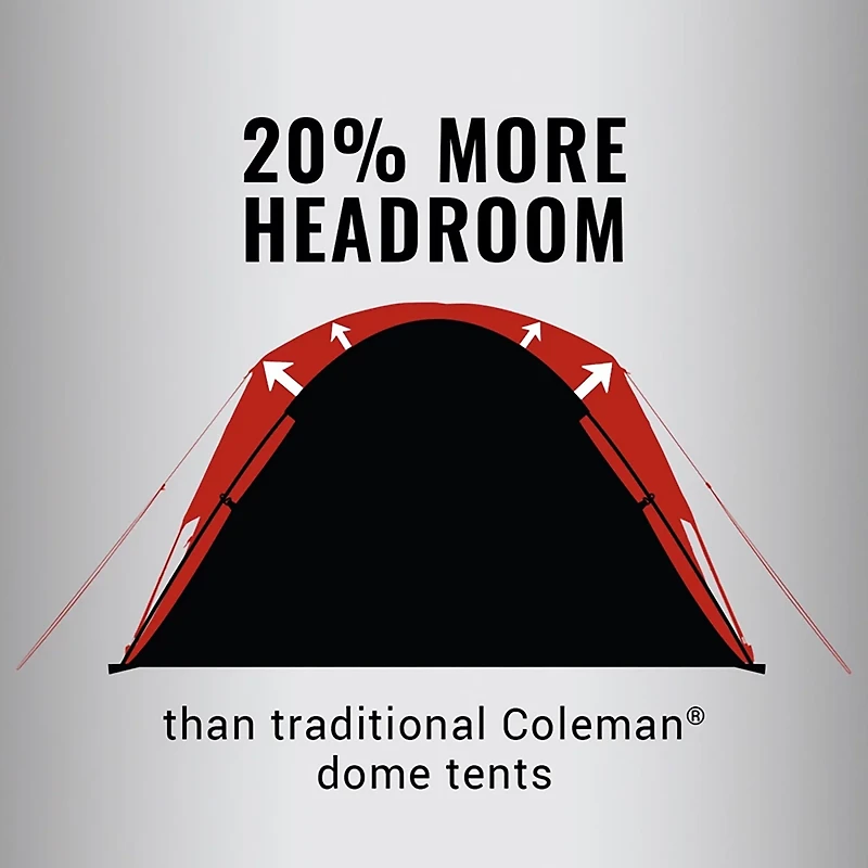 Coleman Dark Room Skydome -Person Camping Tent