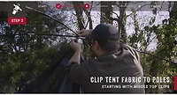 Coleman Skydome 4-Person Screen Room Camping Tent with Dark Room Technology