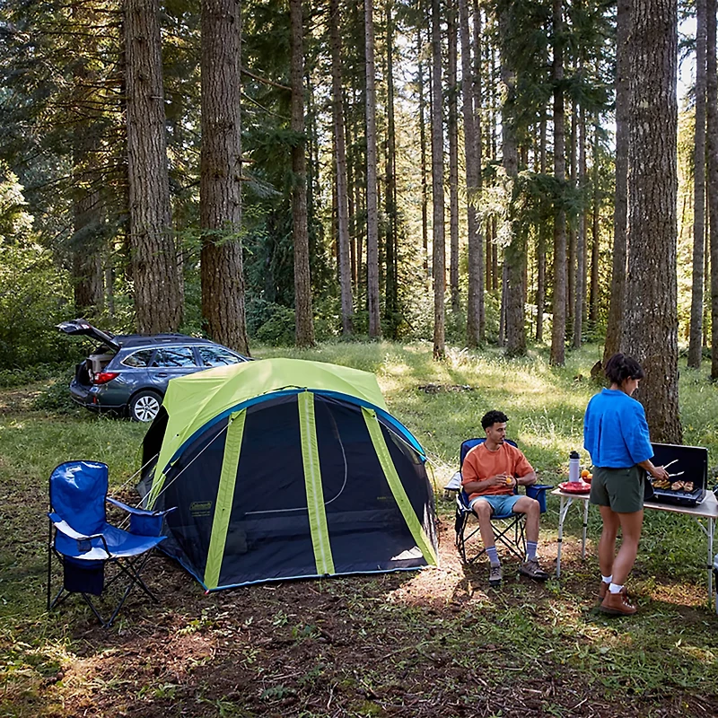 Coleman Carlsbad 4-Person Dark Room Camping Tent with Screen Room