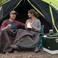 Coleman Carlsbad 4-Person Dark Room Camping Tent with Screen Room