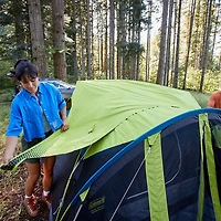 Coleman Carlsbad 4-Person Dark Room Camping Tent with Screen Room