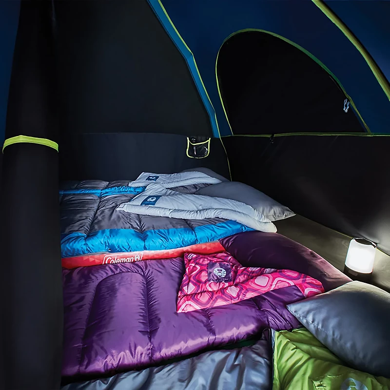 Coleman 6-Person Carlsbad Dark Room Dome Camping Tent with Screen Room