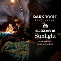 Coleman Skydome XL 10-Person Camping Tent with Dark Room Technology