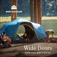 Coleman Skydome XL 10-Person Camping Tent with Dark Room Technology