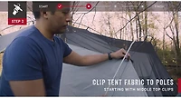 Coleman Skydome XL 10-Person Camping Tent with Dark Room Technology