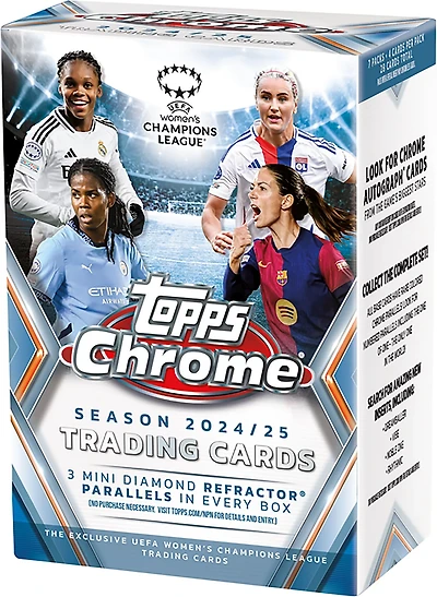 2024-2025 Topps Chrome UEFA Womens Value Box