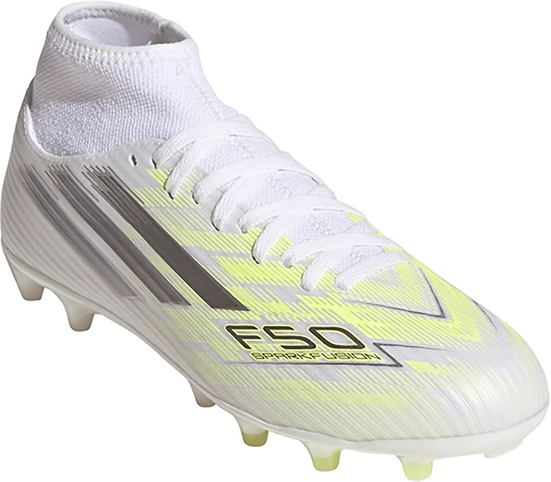 adidas Women's F50 Sparkfusion Club Mid Cut Firm Ground/Artificial Ground Soccer Cleats