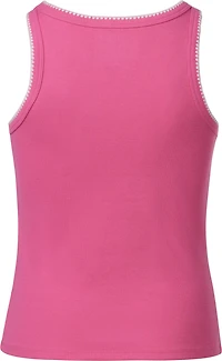 BCG Girls' Blanket Stitch Rib Tank