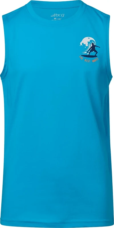 BCG Boys' Cotton Graphic Muscle Tank Top