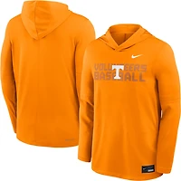 Nike Men's Tennessee Volunteers Baseball Logo Lightweight Hooded Long Sleeve Top