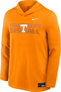 Nike Men's Tennessee Volunteers Baseball Logo Lightweight Hooded Long Sleeve Top