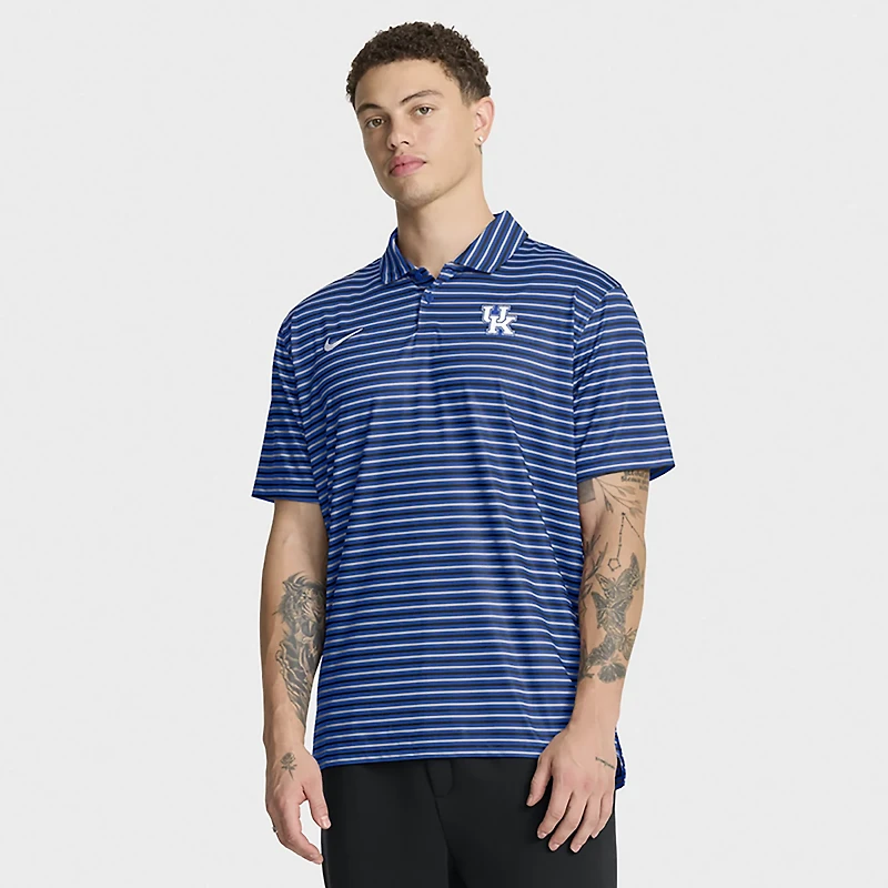 Nike Men's University of Kentucky Dri-FIT Stripe Tour Polo Shirt