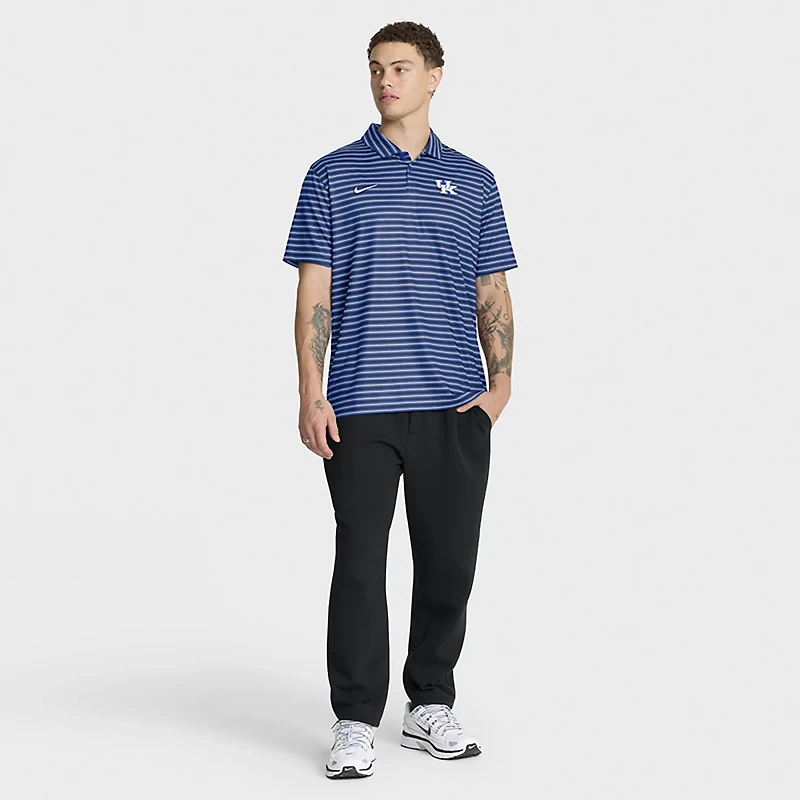 Nike Men's University of Kentucky Dri-FIT Stripe Tour Polo Shirt