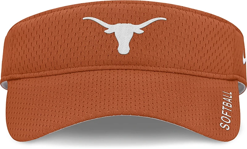 Nike Adults' University of Texas Softball Dri-FIT Ace Visor