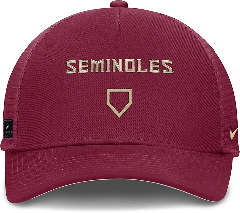 Nike Florida State University Coaches DF Rise Trucker Cap