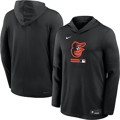 Nike Baltimore Orioles Authentic Collection Dri-FIT Long Sleeve Hooded T-Shirt