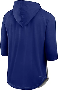 Nike Men's Texas Rangers 3/4 Sleeve Flux Hoodie Shirt