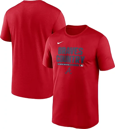 Nike Men's Atlanta Braves Team Phrase AC Legend Short Sleeve T-shirt