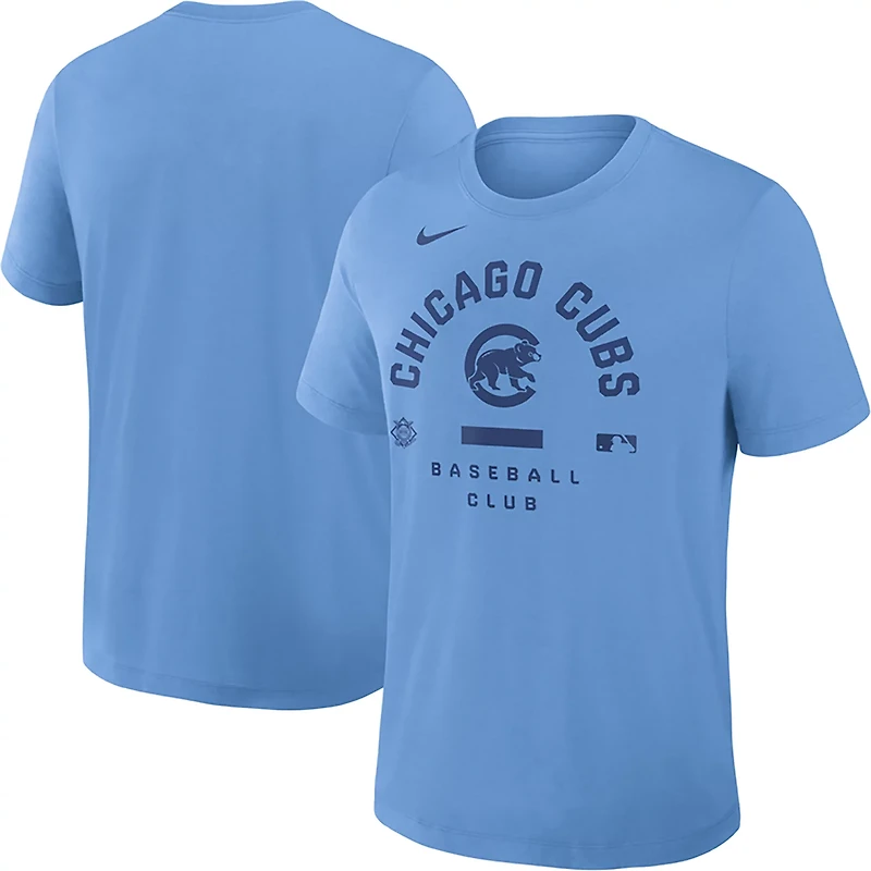Nike Chicago Cubs Authentic Collection Early Work Tri-Blend Dri-FIT T-Shirt