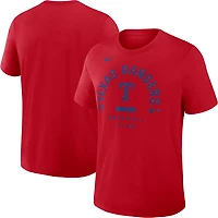 Nike Texas Rangers Authentic Collection Early Work Tri-Blend Dri-FIT T-Shirt