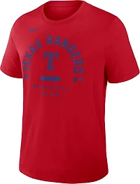 Nike Texas Rangers Authentic Collection Early Work Tri-Blend Dri-FIT T-Shirt