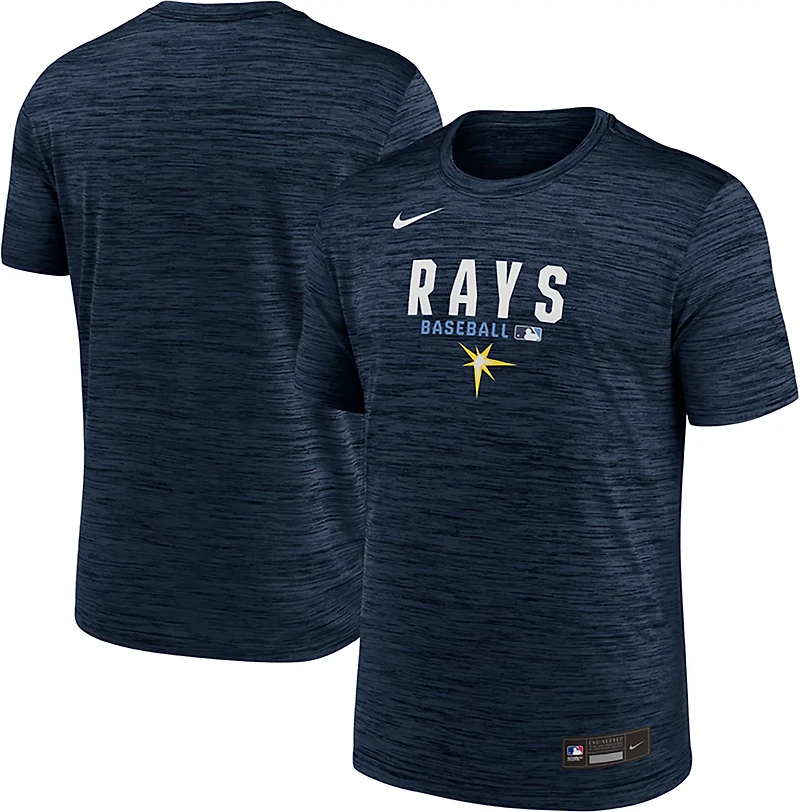 Nike Light Tampa Bay Rays Authentic Collection Velocity Dri-FIT T-Shirt