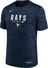 Nike Light Tampa Bay Rays Authentic Collection Velocity Dri-FIT T-Shirt