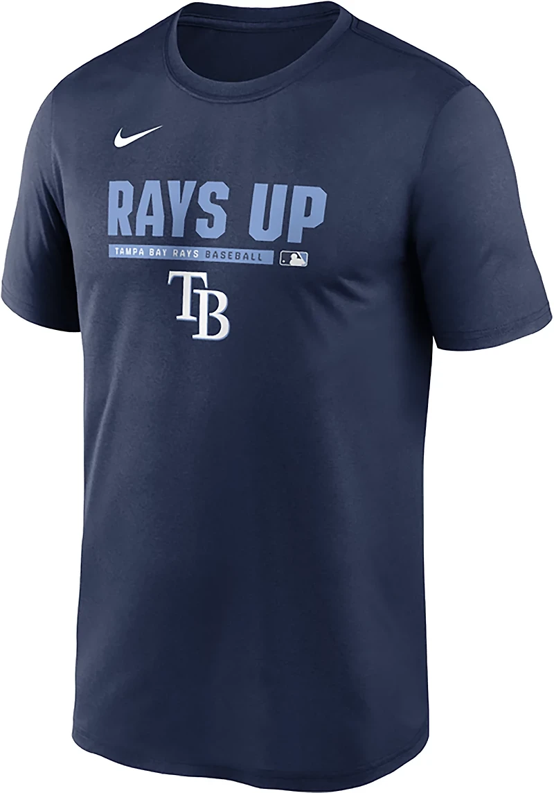 Nike Men's Tampa Bay Rays Team Phrase AC Legend Short Sleeve T-shirt