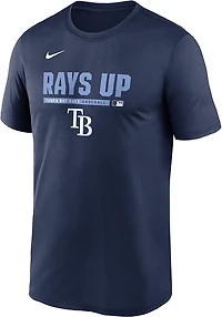 Nike Men's Tampa Bay Rays Team Phrase AC Legend Short Sleeve T-shirt