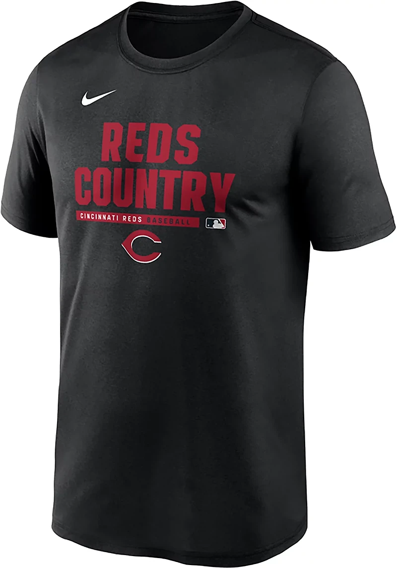 Nike Men's Cincinnati Reds Team Phrase AC Legend Short Sleeve T-shirt