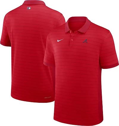 Nike Men's Atlanta Braves AC Victory Striped Polo Shirt