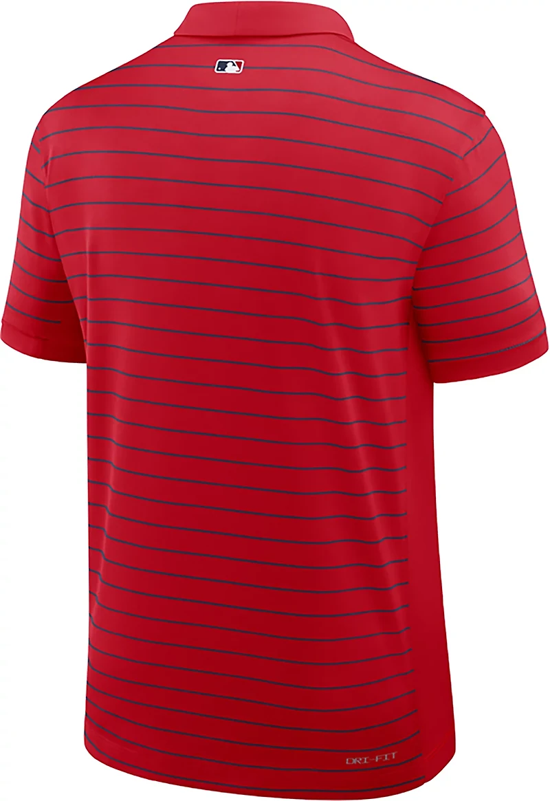 Nike Men's St. Louis Cardinals AC City Connect Victory Striped Polo Shirt