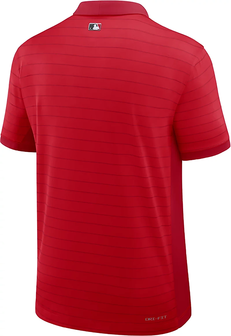 Nike Men's Cincinnati Reds AC Victory Striped Polo Shirt